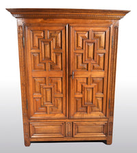 Antique French Provincial Walnut Armoire / Cabinet, circa 1750