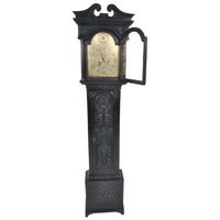 Antique Georgian Scottish Oak Longcase 8-Day Clock by John Steil of Edinburgh, circa 1745