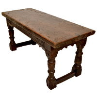 Antique 16th Century Elizabethan Tudor Carved Oak Dining / Refectory Table, circa 1550