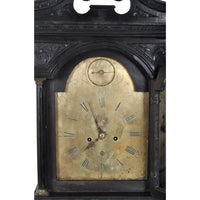 Antique Georgian Scottish Oak Longcase 8-Day Clock by John Steil of Edinburgh, circa 1745