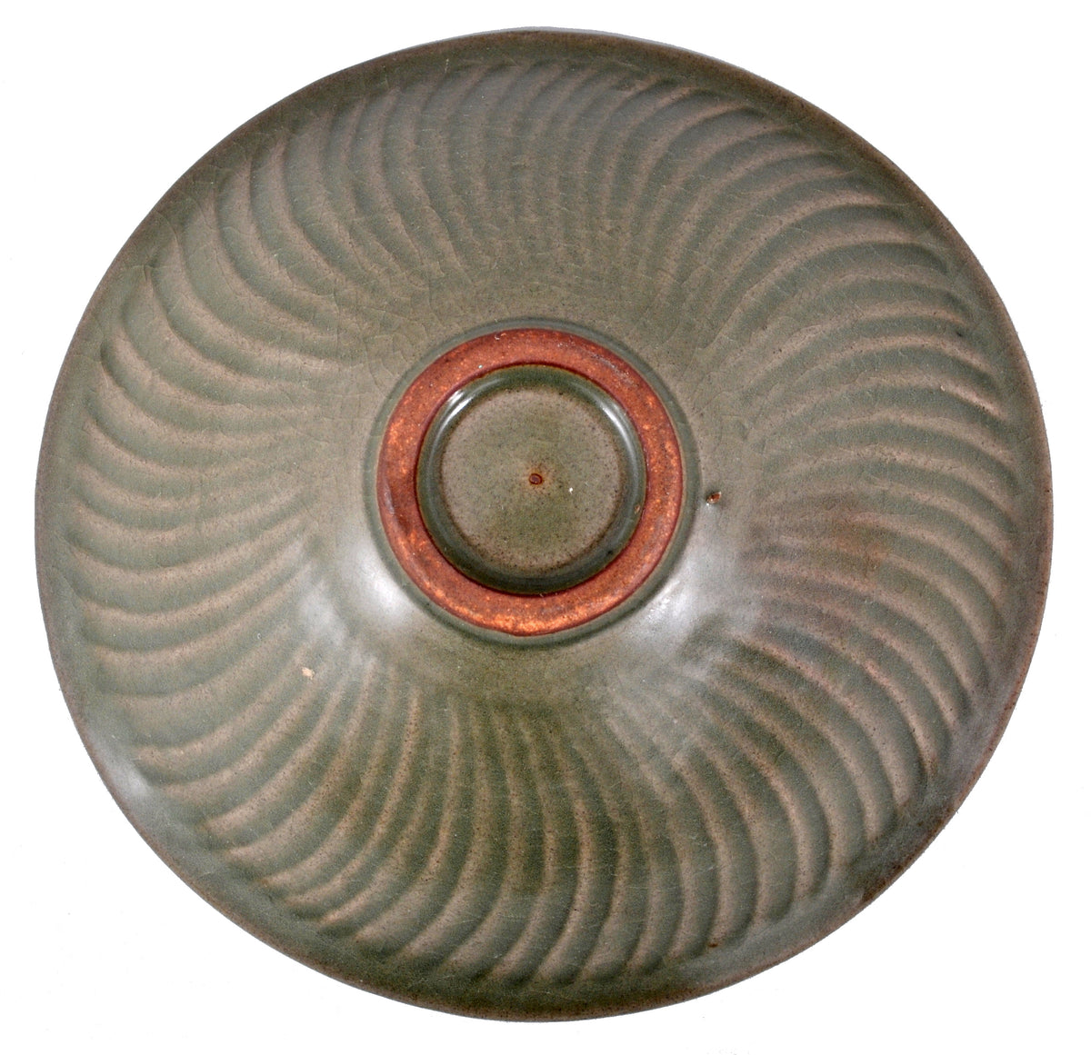 Antique Chinese Northern Song Dynasty (960-1269) Green Celadon Yaozhou Bowl