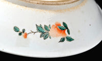 Antique Chinese Qing Dynasty Wucai Porcelain Bowl / Charger / Plate, circa 1850