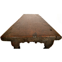 Antique 16th Century Elizabethan Tudor Carved Oak Dining / Refectory Table, circa 1550