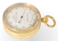 19th Century Pocket Barometer by Negretti & Zambra of London, circa 1880