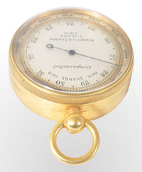 19th Century Pocket Barometer by Negretti & Zambra of London, circa 1880