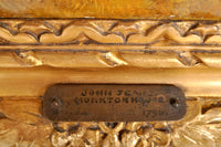 Antique Country House Georgian Hunting Portrait, Oil on Canvas, circa 1750