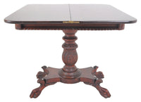 Antique American Late Federal/Empire Mahogany Fold-Over Tea/Games/Card Table, Circa 1830
