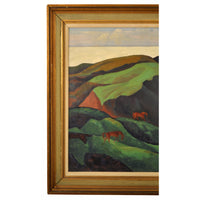 Oil on Canvas California Impressionist WPA Horatio Nelson Poole 1930 Mendocino