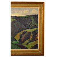 Oil on Canvas California Impressionist WPA Horatio Nelson Poole 1930 Mendocino