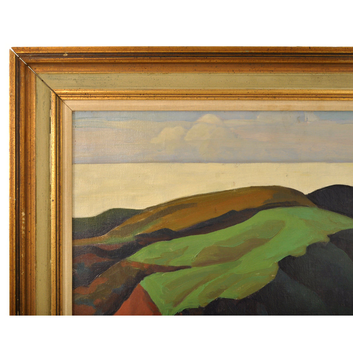 Oil on Canvas California Impressionist WPA Horatio Nelson Poole 1930 Mendocino