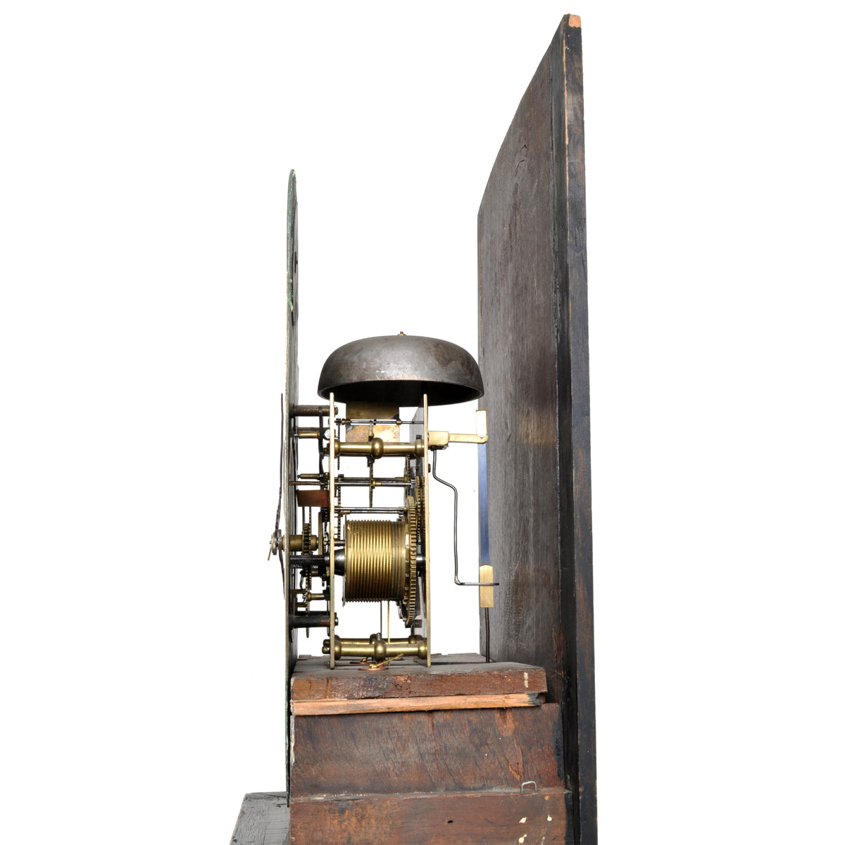 Antique Georgian Scottish Oak Longcase 8-Day Clock by John Steil of Edinburgh, circa 1745