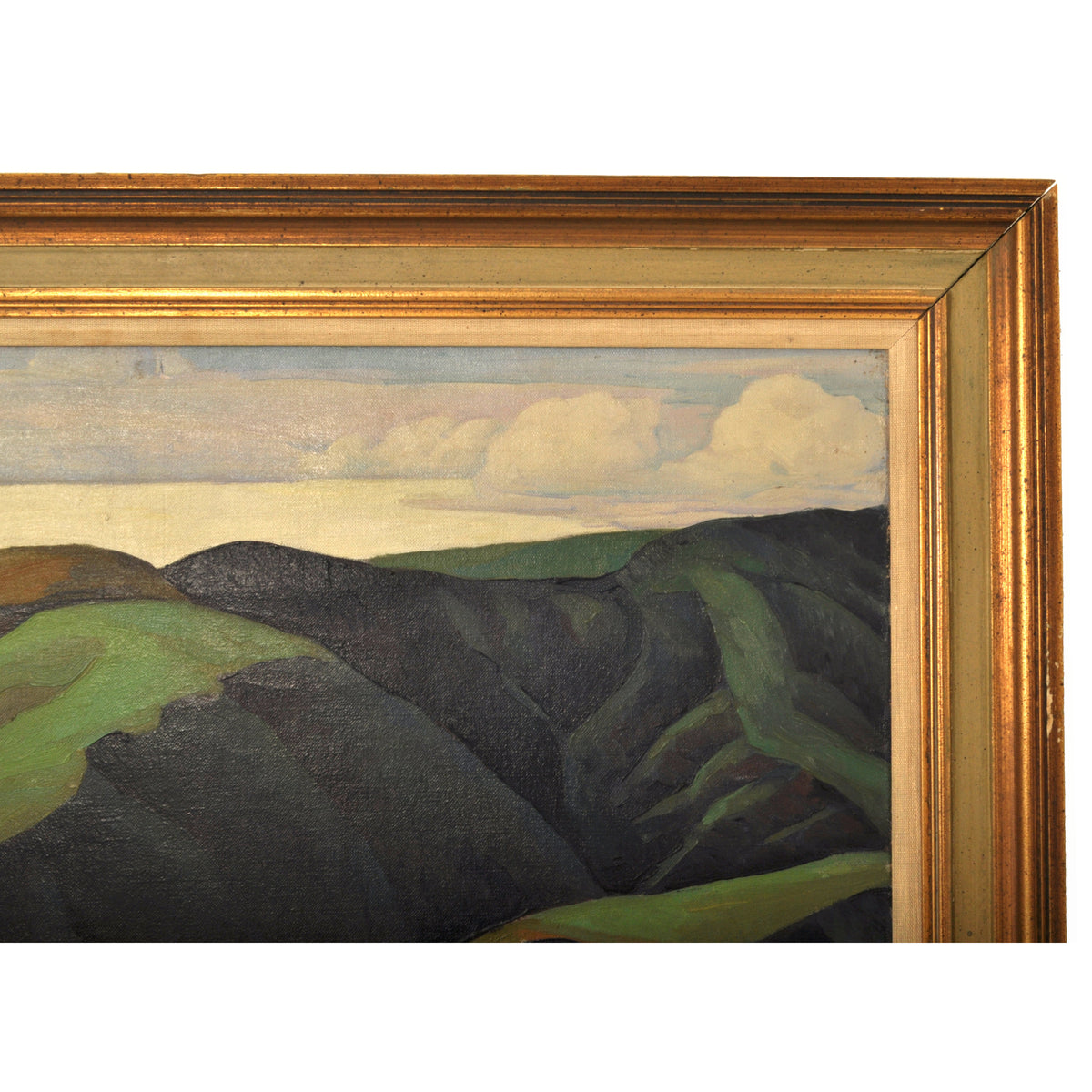 Oil on Canvas California Impressionist WPA Horatio Nelson Poole 1930 Mendocino