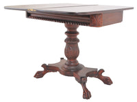 Antique American Late Federal/Empire Mahogany Fold-Over Tea/Games/Card Table, Circa 1830