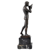 Antique Neoclassical Bronze Male Figure by Ernst Beck (1879-1941), Circa 1910