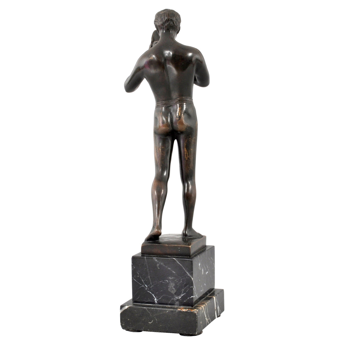 Antique Neoclassical Bronze Male Figure by Ernst Beck (1879-1941), Circa 1910