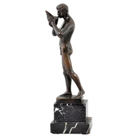 Antique Neoclassical Bronze Male Figure by Ernst Beck (1879-1941), Circa 1910