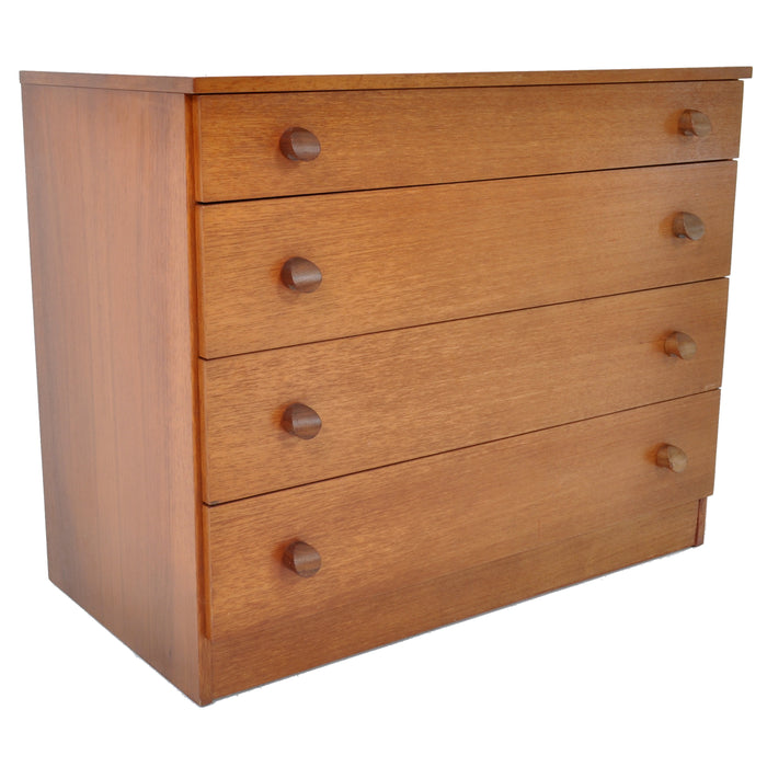 Mid-Century Modern Chest of Drawers / Dresser in Teak, 1960s