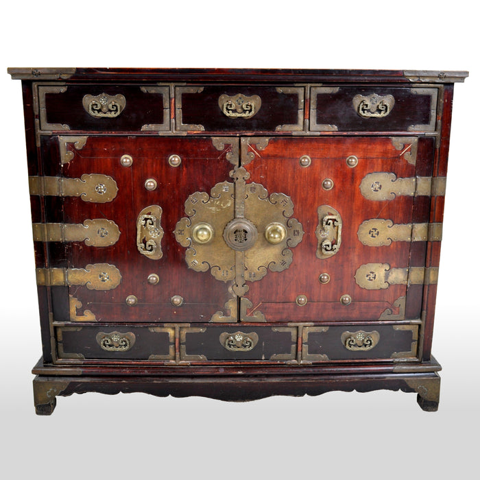 Antique Korean Merchant's Chest / Tansu / Cabinet, Circa 1850