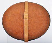 Antique Leather Strapped Saddle-Shaped Hat Box, Knox of New York, Circa 1900