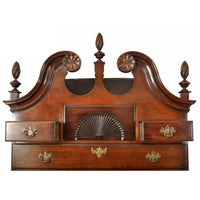 Antique 18th Century American Mahogany Highboy / Chest on Stand, Massachusetts, circa 1760