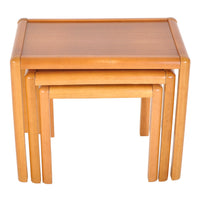 Set of 3 Mid-Century Modern Danish Teak Nesting Tables, 1960s