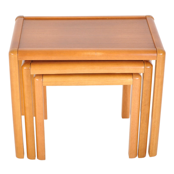 Set of 3 Mid-Century Modern Danish Teak Nesting Tables, 1960s