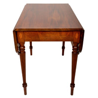 Antique American Federal Sheraton Inlaid Mahogany Pembroke Table, New York, circa 1790