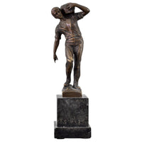 Antique Austrian Bronze Depicting a Male Figure by Ernst Beck (1879-1941), circa 1910