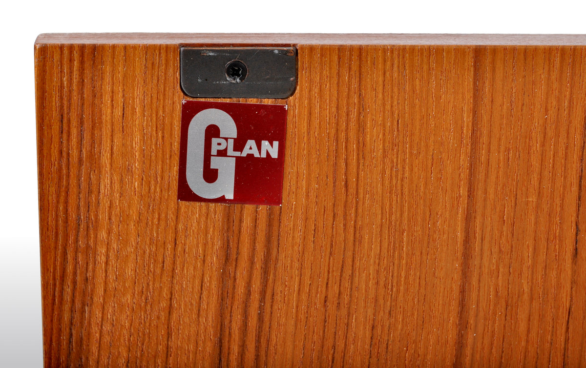 Mid-Century Modern Danish Style Teak "Fresco" Console / Credenza / Media Cabinet by G Plan, 1960s