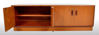 Mid-Century Modern Danish Style Teak "Fresco" Console / Credenza / Media Cabinet by G Plan, 1960s