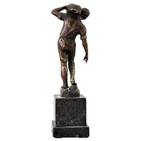 Antique Austrian Bronze Depicting a Male Figure by Ernst Beck (1879-1941), circa 1910