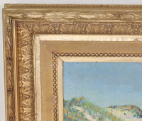 19th Century French Landscape Painting Cote d'Azur by Henri Perrin, circa 1890