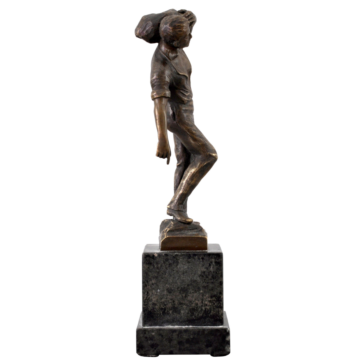 Antique Austrian Bronze Depicting a Male Figure by Ernst Beck (1879-1941), circa 1910