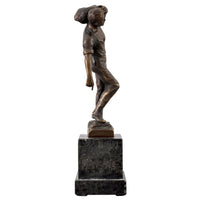 Antique Austrian Bronze Depicting a Male Figure by Ernst Beck (1879-1941), circa 1910