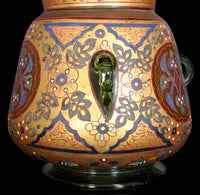 Antique French Islamic Glass Enamel Gilt Mamluk Revival Mosque Lamp, Phillippe-Joseph Brocard (1831-1896), circa 1880