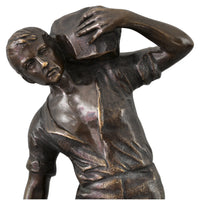 Antique Austrian Bronze Depicting a Male Figure by Ernst Beck (1879-1941), circa 1910