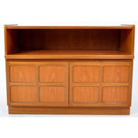 Mid-Century Modern Danish Style Media Cabinet in Teak by Parker Knoll, 1960s