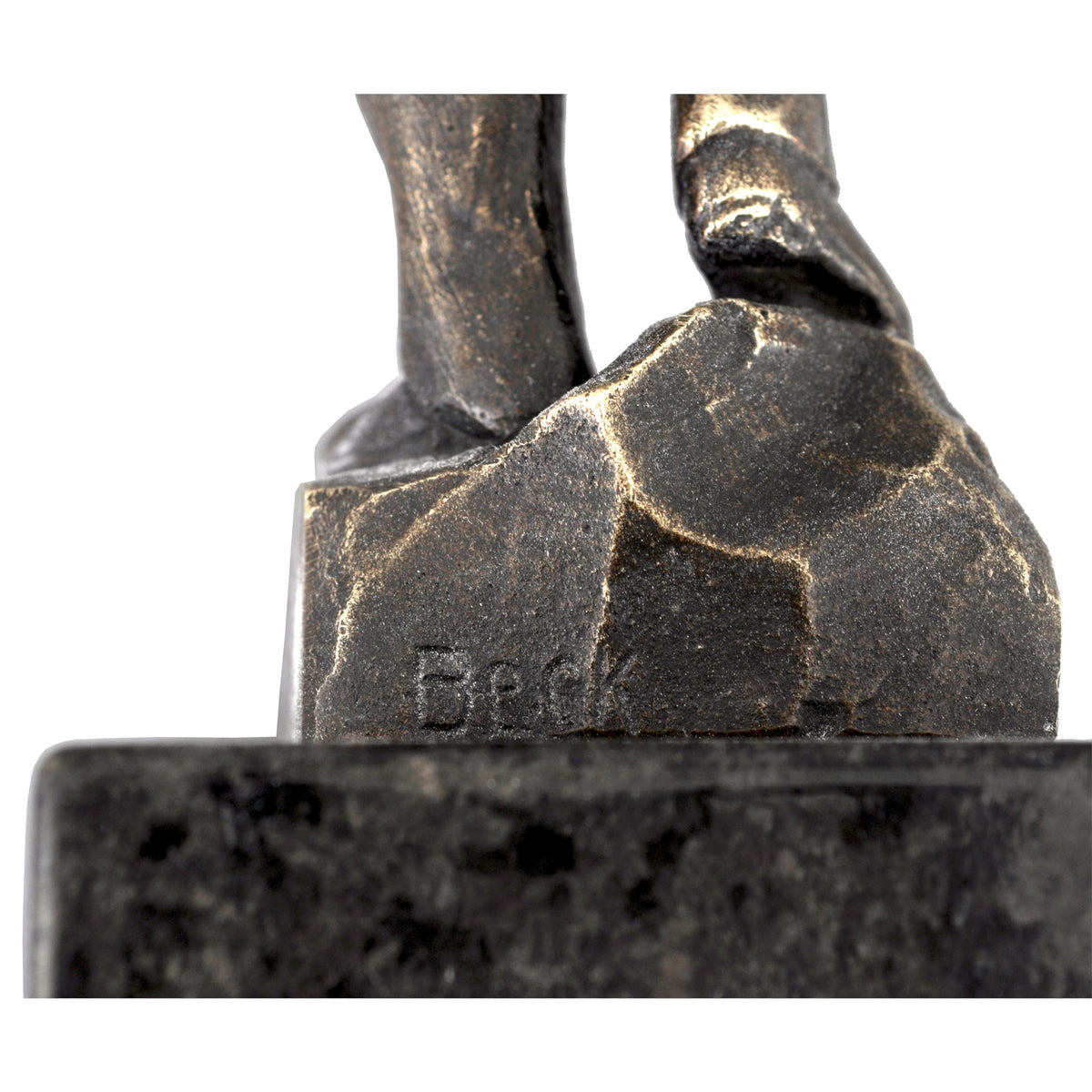Antique Austrian Bronze Depicting a Male Figure by Ernst Beck (1879-1941), circa 1910