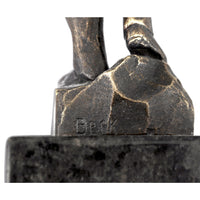 Antique Austrian Bronze Depicting a Male Figure by Ernst Beck (1879-1941), circa 1910