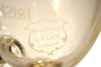Large Antique Cut Glass Crystal Peck's Irish Whisky Dispenser / Decanter, circa 1870