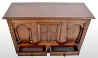 Antique 19th Century Oak Mule Chest/Coffer, circa 1870