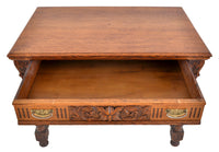 Antique American Arts & Crafts Oak Library / Writing Table / Desk, Circa 1890