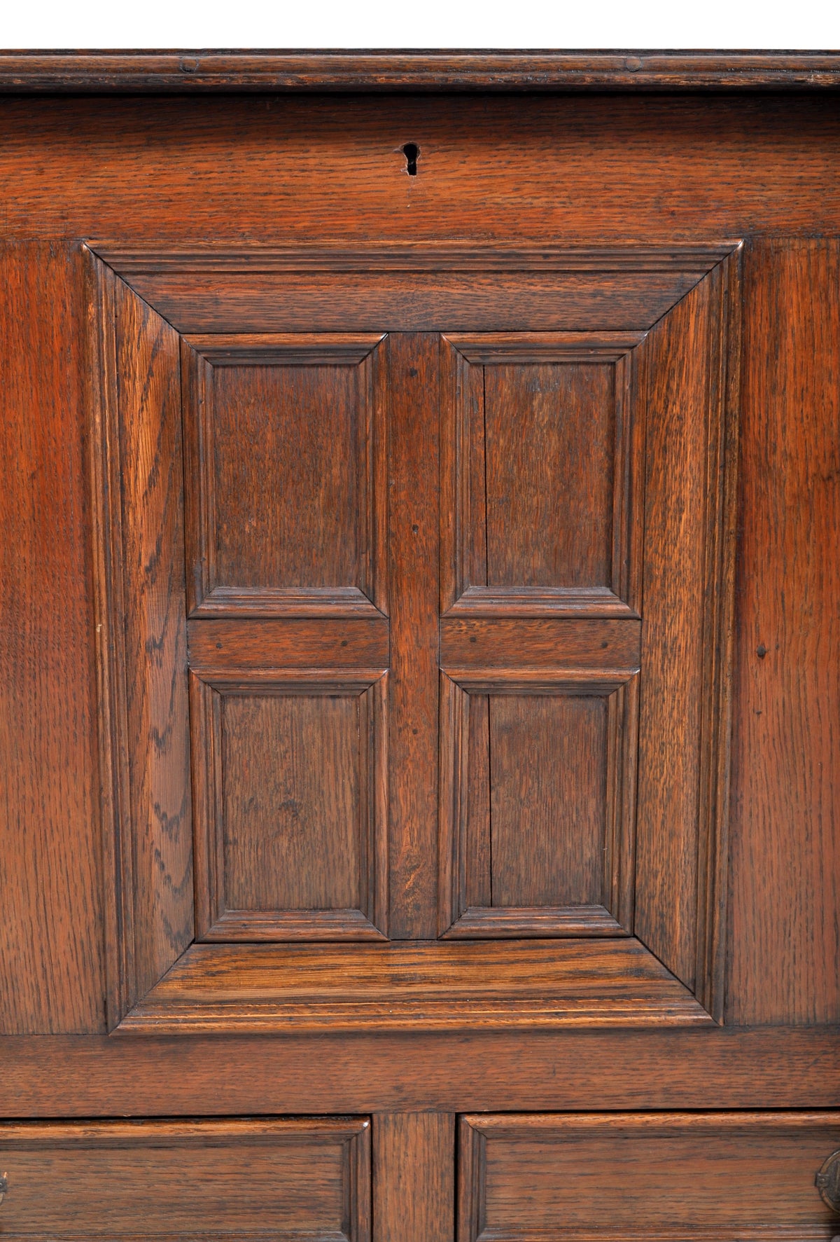 Antique 19th Century Oak Mule Chest/Coffer, circa 1870