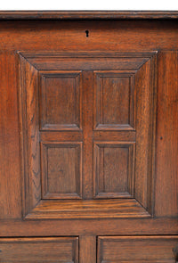 Antique 19th Century Oak Mule Chest/Coffer, circa 1870