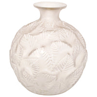 Antique French Art Deco Rene Lalique Clear Opalescent "Ormeaux" Glass Vase 1926