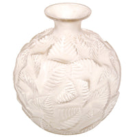 Antique French Art Deco Rene Lalique Clear Opalescent "Ormeaux" Glass Vase 1926