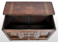 Antique 19th Century Oak Mule Chest/Coffer, circa 1870