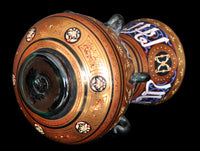 Antique French Islamic Glass Enamel Gilt Mamluk Revival Mosque Lamp, Phillippe-Joseph Brocard (1831-1896), circa 1880