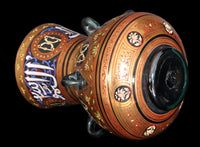Antique French Islamic Glass Enamel Gilt Mamluk Revival Mosque Lamp, Phillippe-Joseph Brocard (1831-1896), circa 1880