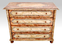 Antique Swedish/Scandinavian Gustavian Paint Decorated Pine Chest of Drawers/Dresser, Circa 1830